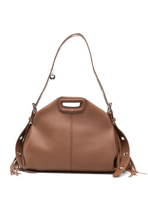 Maje fringed leather tote bag - Brown - zdjęcie produktu nr 1