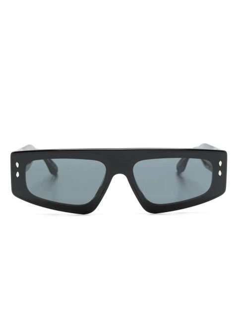Isabel Marant Eyewear Zoomy geometric-frame sunglasses - Black - zdjęcie produktu nr 1