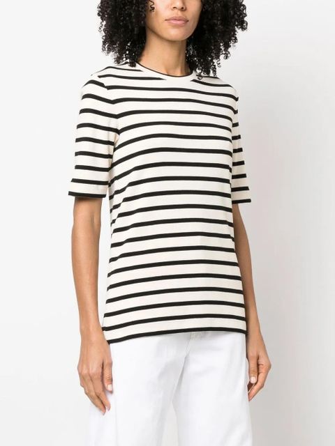 JIL SANDER+ striped cotton T-shirt - Neutrals
