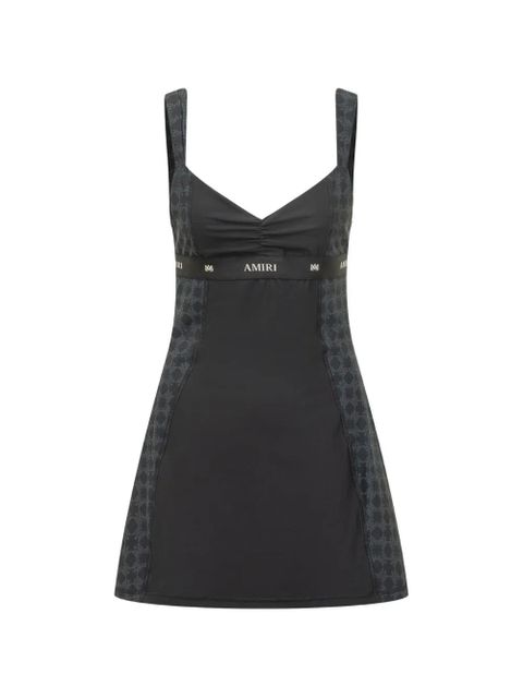 AMIRI Ma Quad patterned mini dress - Black - zdjęcie produktu nr 1