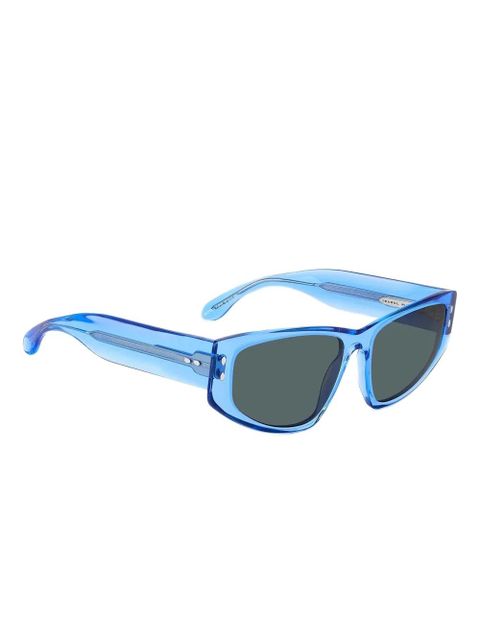Isabel Marant Eyewear rectangle-frame sunglasses - Blue - zdjęcie produktu nr 2
