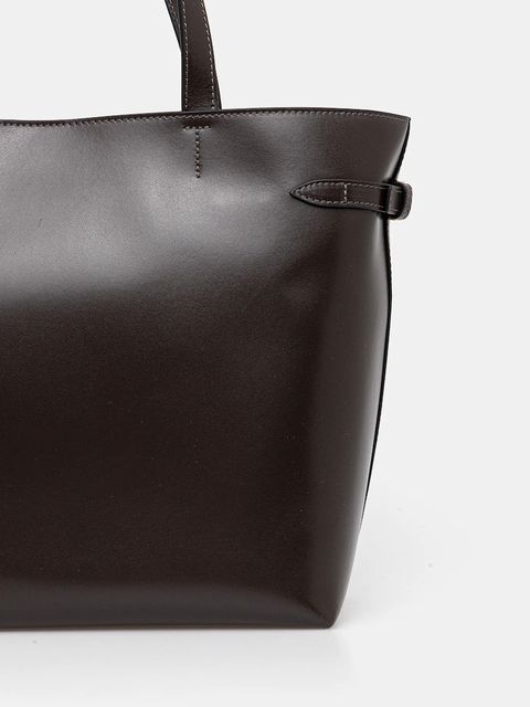 Marc O'Polo torebka skórzana kolor brązowy 50912210301203