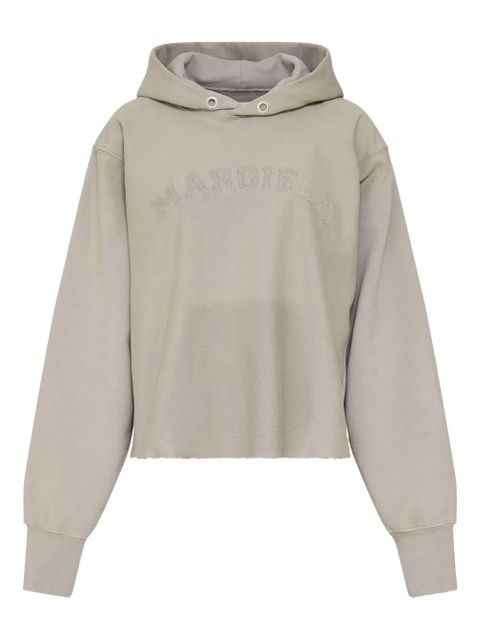 Maison Margiela cotton hoodie - Grey - zdjęcie produktu nr 1