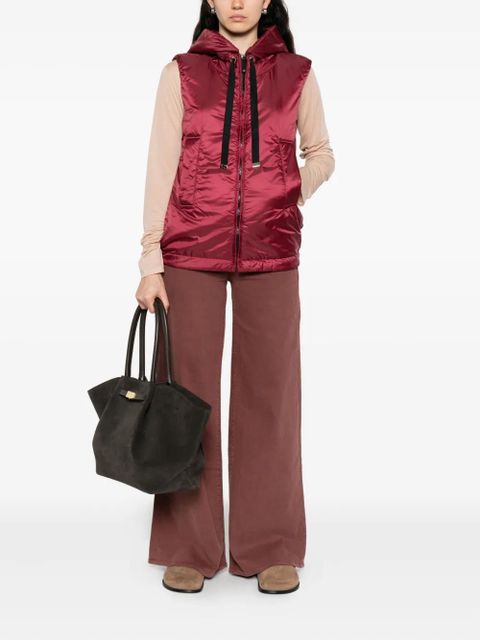 Max Mara Greengo hooded gilet - Red - zdjęcie produktu nr 2