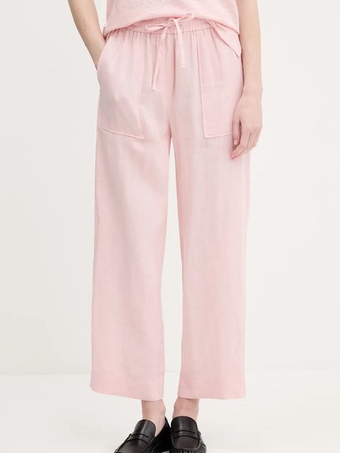 United Colors of Benetton spodnie lniane - zdjęcie produktu nr 1