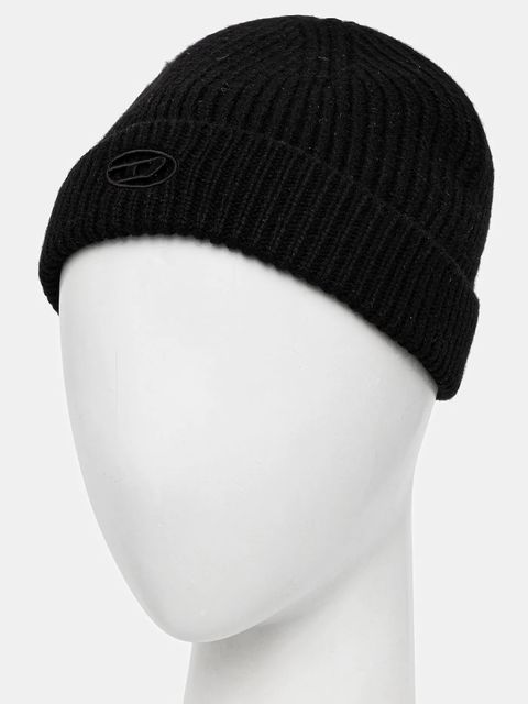 Diesel czapka wełniana K-ARAC kolor czarny A19682.0KCAE