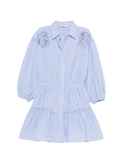 SANDRO striped-pattern mini dress - Blue - zdjęcie produktu nr 1