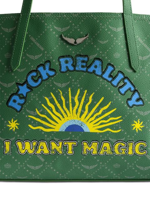 Zadig&Voltaire monogram tote bag - Green