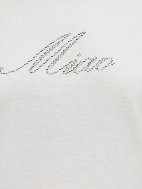 Blumarine rhinestone-embellished T-shirt - White