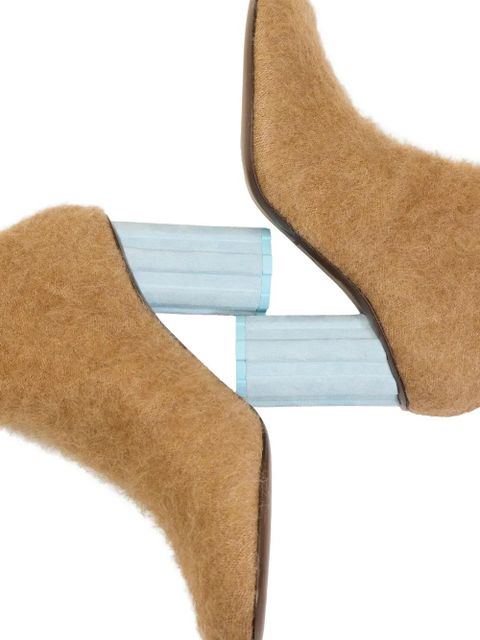 AMI Paris Piano 120mm ankle boots - Brown