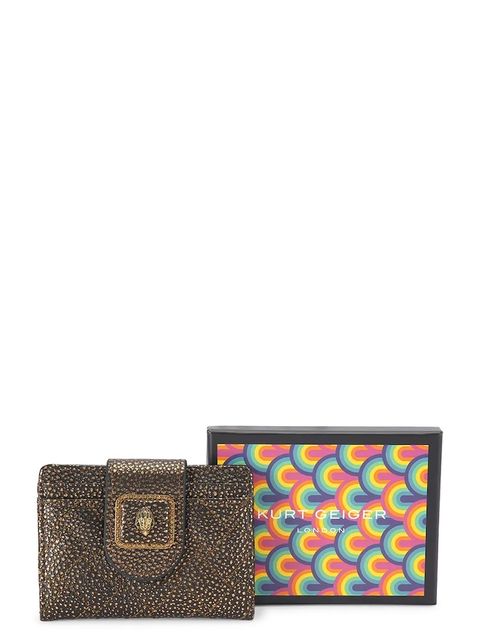 Kurt Geiger London etui na karty skórzane Pimlico damski kolor brązowy 5371260109