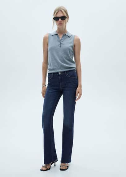 Dżinsy Fiona flare ze średnim stanem