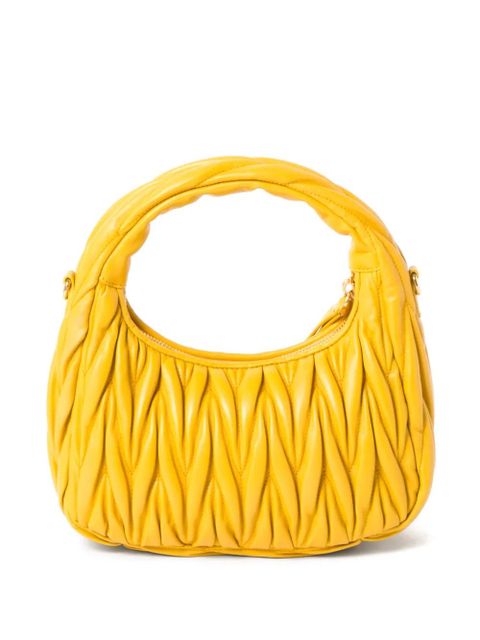 Miu Miu Wander matelassé tote bag - Yellow - zdjęcie produktu nr 2