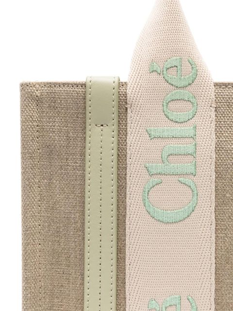 Chloé small Woody tote bag - Neutrals