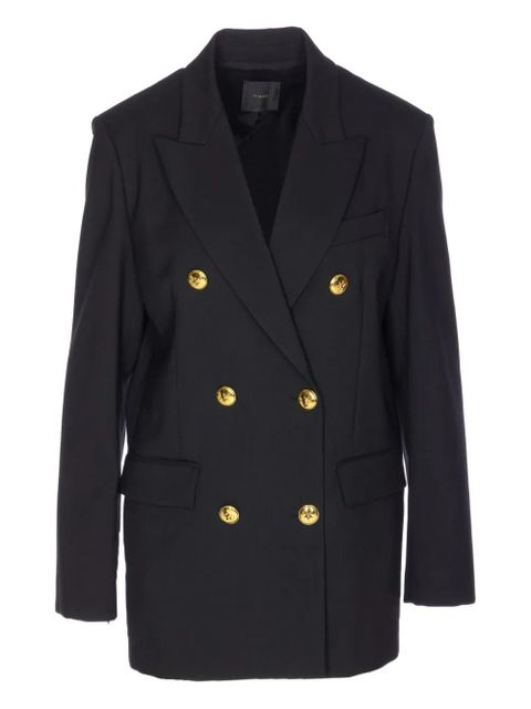 PINKO double-breasted pizza coat - Black - zdjęcie produktu nr 1