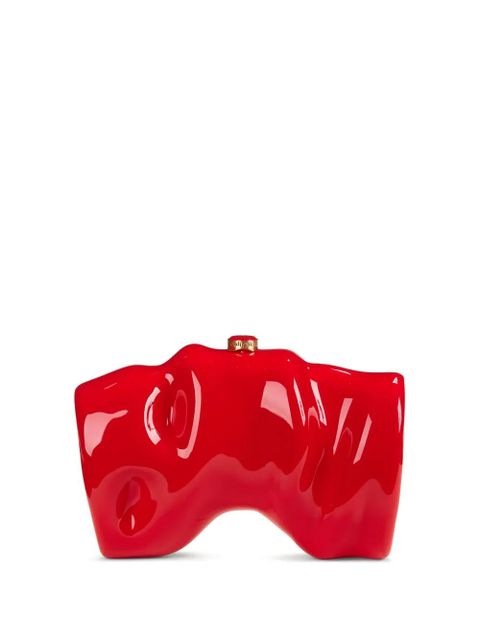 Cult Gaia Scrunch clutch bag - Red - zdjęcie produktu nr 1