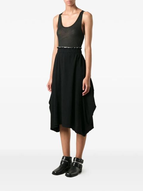 Comme Des Garçons balloon asymmetric midi skirt - Black - zdjęcie produktu nr 1