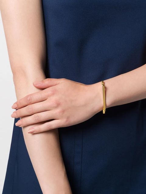 Monica Vinader Signature Thin bangle - Gold