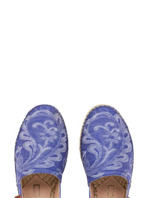 ETRO patterned-jacquard espadrilles - Blue