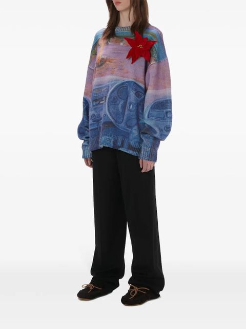 JW Anderson printed jumper - Blue