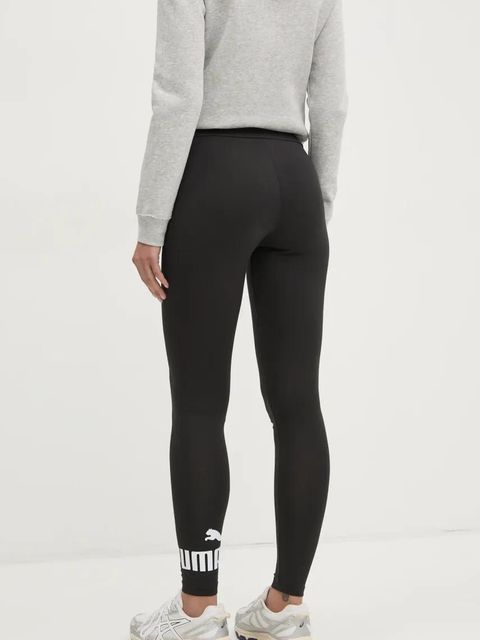 Puma legginsy damskie kolor czarny z nadrukiem 682426