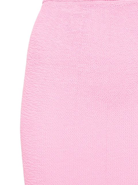 Hunza G pink mini skirt