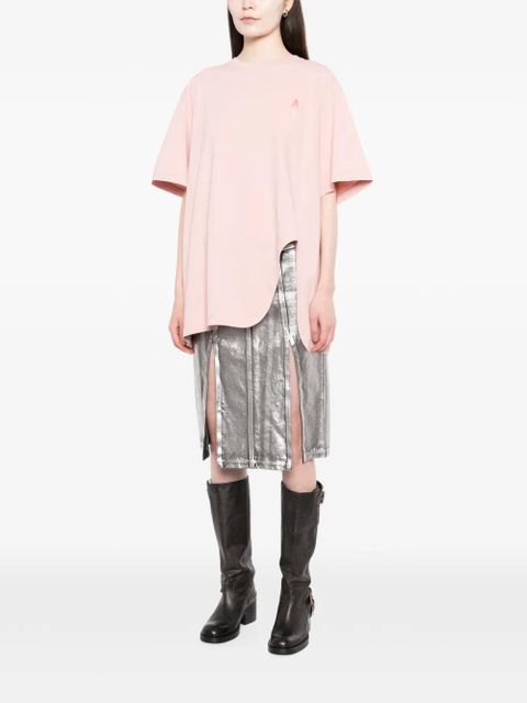 The Attico logo-print T-shirt - Pink