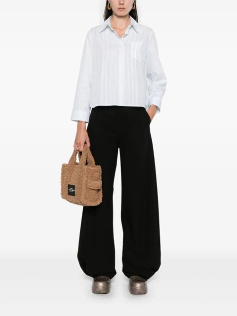 LOEWE logo-patch trousers - Black - zdjęcie produktu nr 2