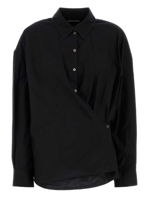 LEMAIRE cotton blend shirt - Black - zdjęcie produktu nr 1