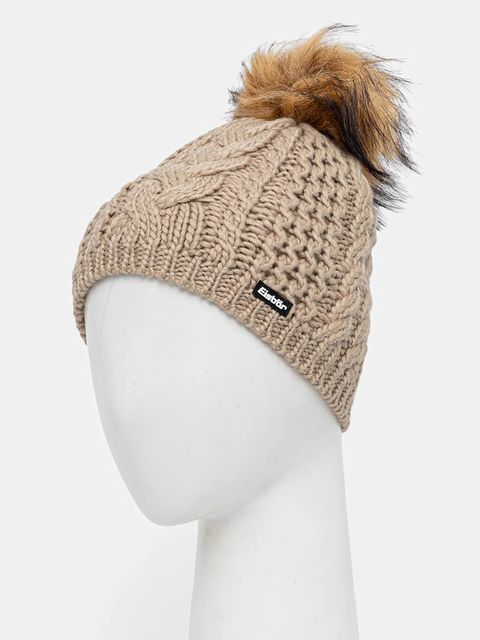 Eisbar czapka z dodatkiem wełny Afra Lux MÜ kolor beżowy E80111 - zdjęcie produktu nr 2