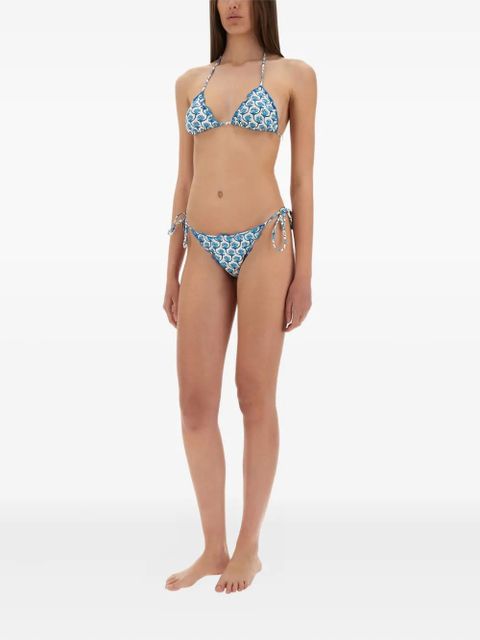 MC2 Saint Barth Sagittarius floral-print bikini - Blue - zdjęcie produktu nr 2