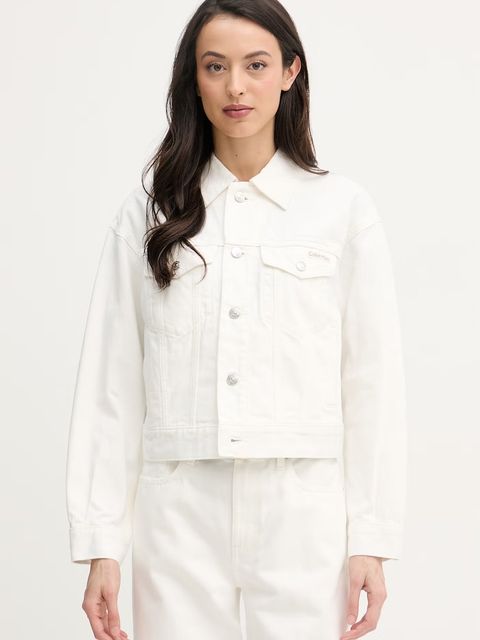 Calvin Klein Jeans kurtka damska bawełniana - zdjęcie produktu nr 1
