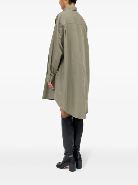 MM6 Maison Margiela cotton poplin shirt dress - Green