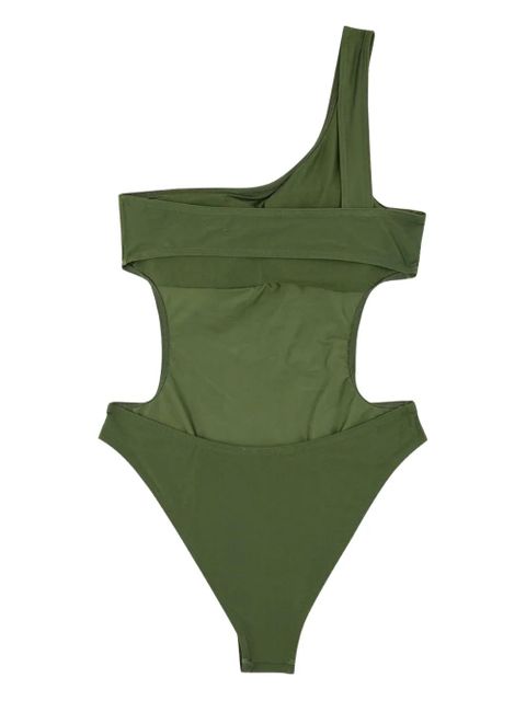 Vivienne Westwood one-shoulder cutout swimsuit - Green - zdjęcie produktu nr 2