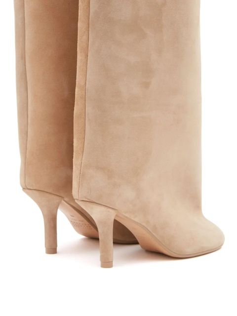 MM6 Maison Margiela Anotomic slip-on suede boots - Neutrals