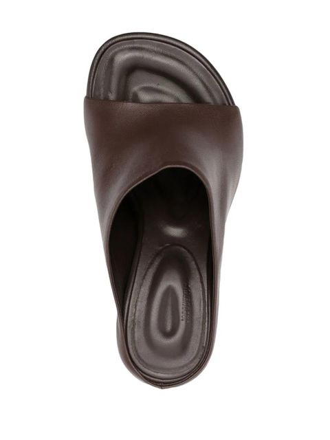 Jacquemus 85mm leather sandals - Brown