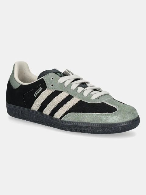 adidas Originals sneakersy zamszowe Samba OG W damskie kolor czarny JI2680 - zdjęcie produktu nr 1