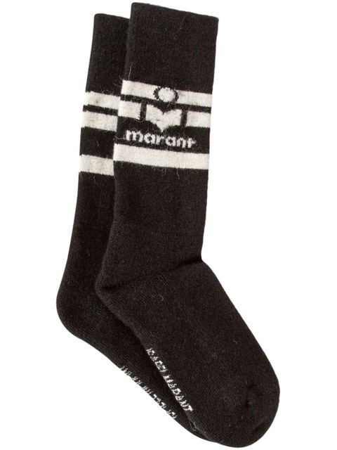 ISABEL MARANT Viby socks - Black