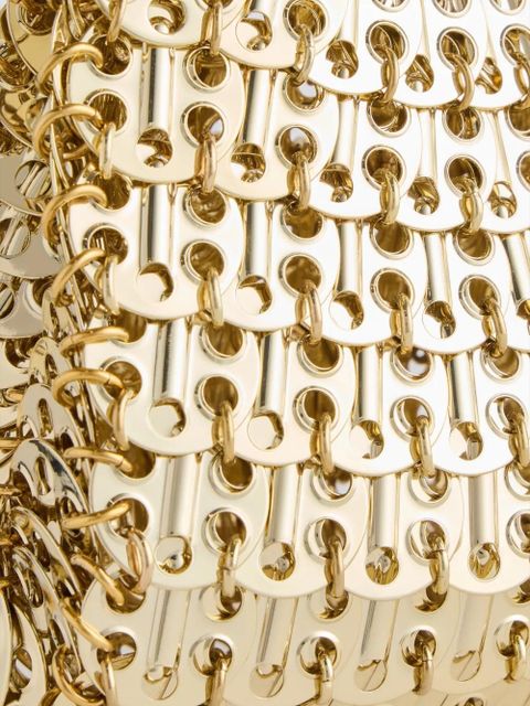 Rabanne 1969 metal-discs shoulder bag - Gold