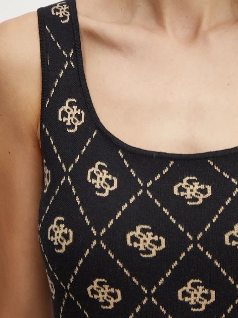 Guess sukienka z domieszką wełny SARAH