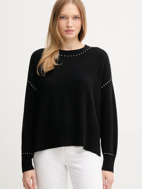 Joseph Ribkoff sweter kaszmirowy damski kolor czarny 253980 - zdjęcie produktu nr 1