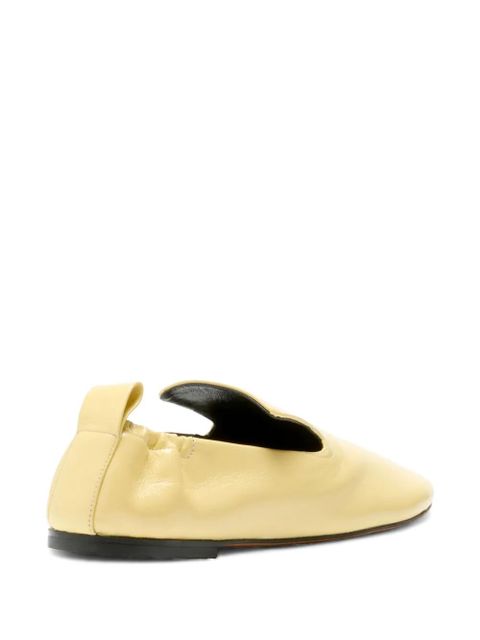 Proenza Schouler glove ruched loafers - Yellow
