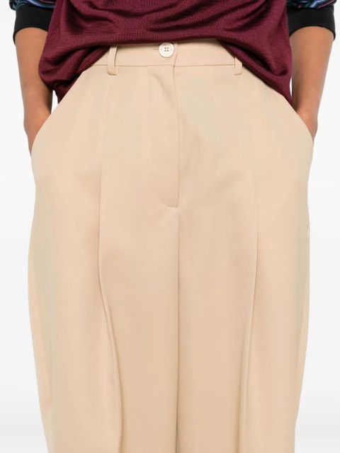 Marni pleated pocket trousers - Neutrals