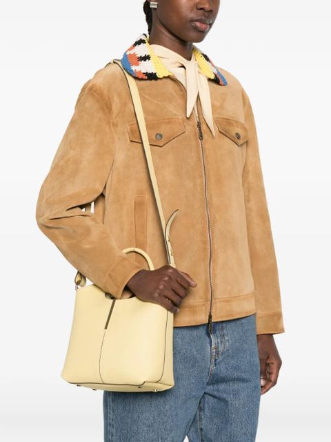 Tod's mini leather tote bag - Yellow - zdjęcie produktu nr 2