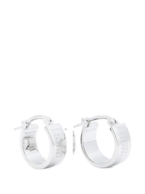 MM6 Maison Margiela polished bijoux earrings - Silver - zdjęcie produktu nr 1