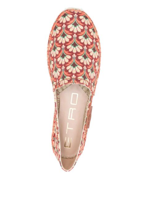 ETRO floral-print espadrille - Red