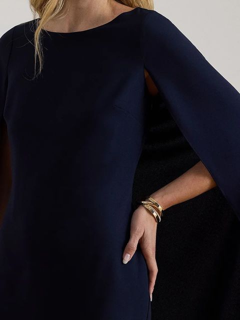 Lauren Ralph Lauren sukienka kolor granatowy midi dopasowana 253980921