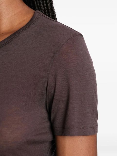 ANINE BING round-neck short-sleeve T-shirt - Brown