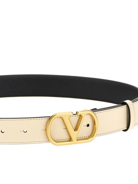 Valentino Garavani 30mm VLogo Signature belt - Neutrals