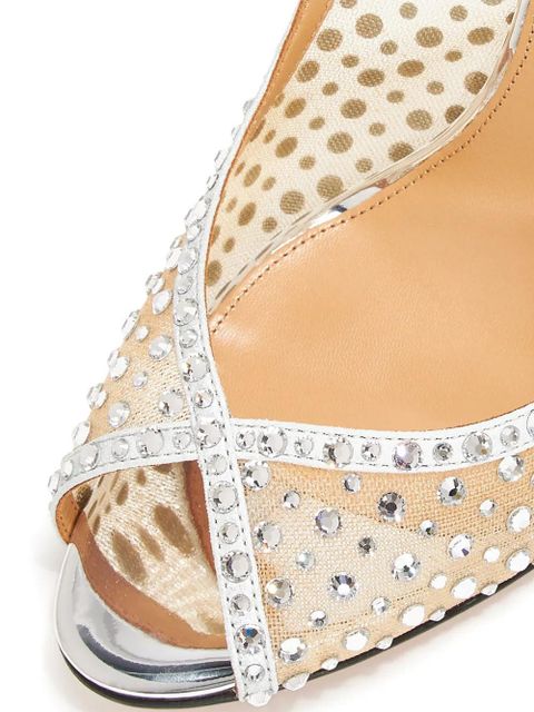 Aquazzura 105mm Crystal Lover sandals - Neutrals - zdjęcie produktu nr 2